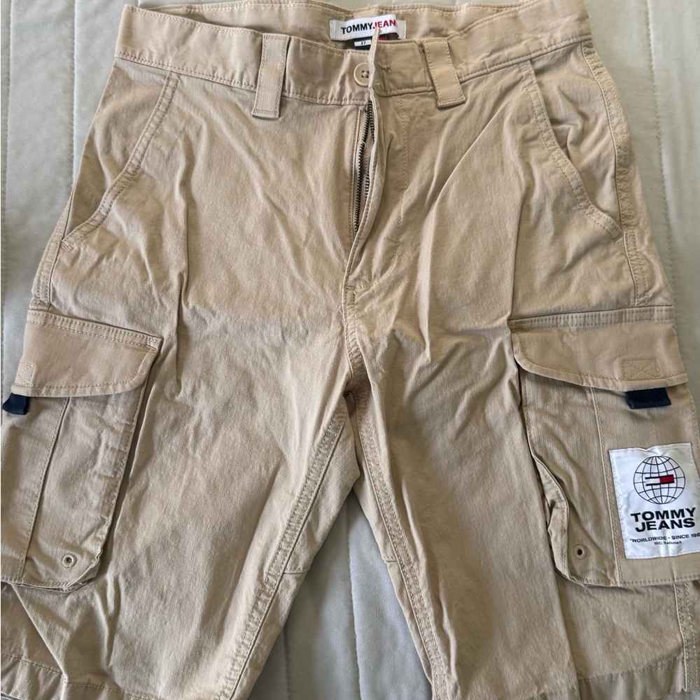 Tommy Hilfiger Beige Cargo Shorts